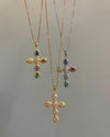 aesthetic cross charm necklace boogzel clothing