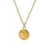 aesthetic golden coin necklace boogzel clothing