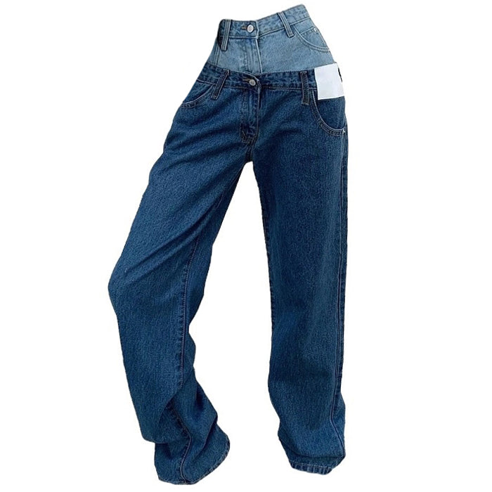 aesthetic layered baggy jeans boogzel clothing