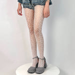 white aesthetic mesh tights boogzel clothing