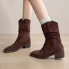 aesthetic mid calf boots boogzel clothing