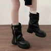 black chunky boots boogzel clothing