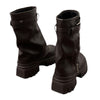 brown chunky boots boogzel clothing