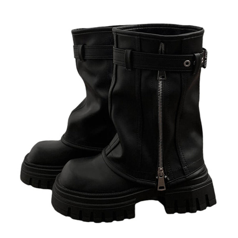 aesthetic platform chunky boots boogzel clothing