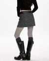 aesthetic polka dot mini skirt boogzel clothing