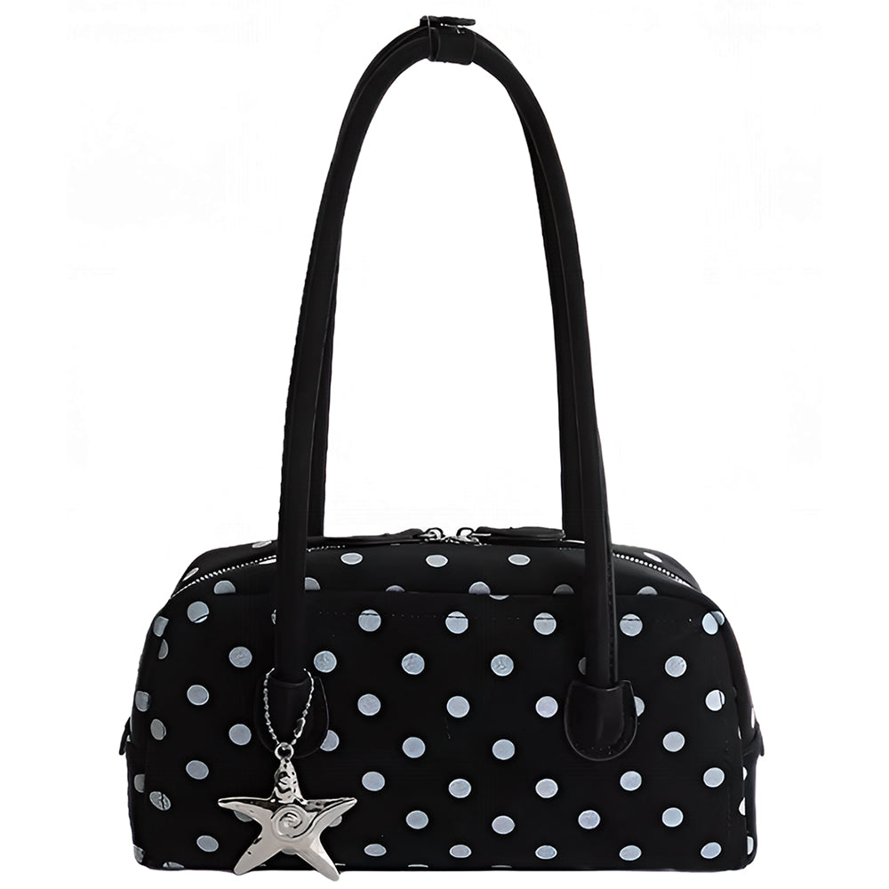 aesthetic polka dot shoulder bag boogzel clothing