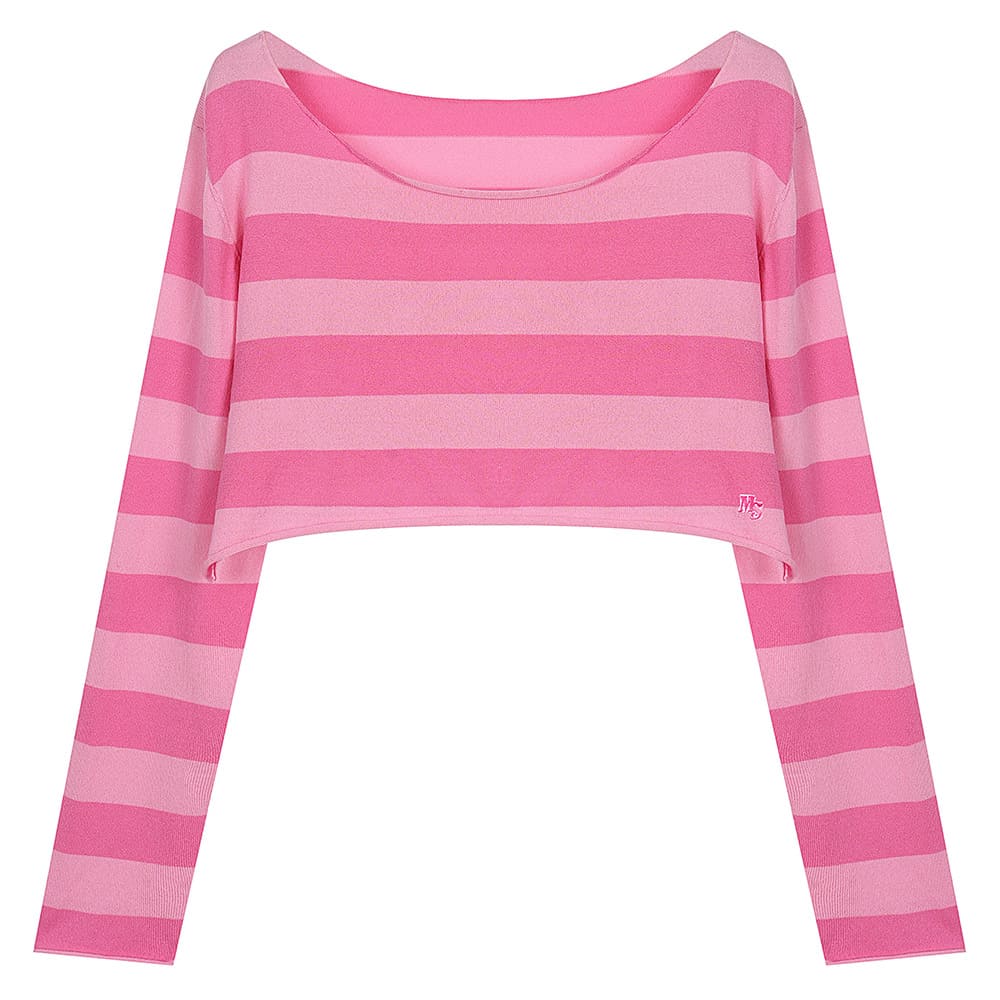 aesthetic striped long sleeve top boogzel clothing