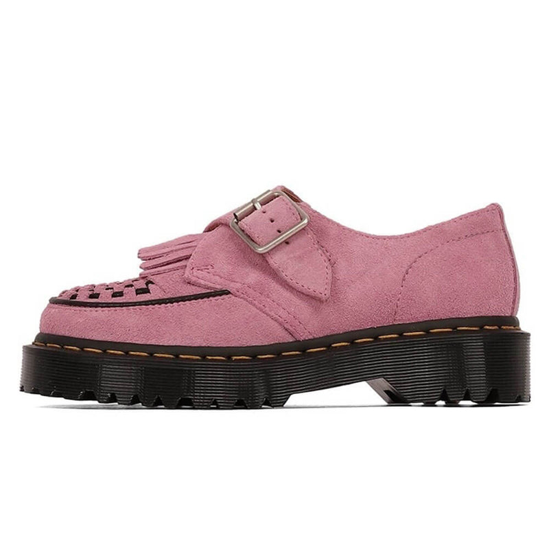 pink suede loafers boogzel clothing