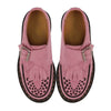 pink suede loafers boogzel clothing