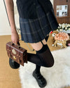 aesthetic suspender tights boogzel clothing