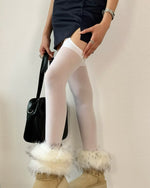 aesthetic suspender tights boogzel clothing