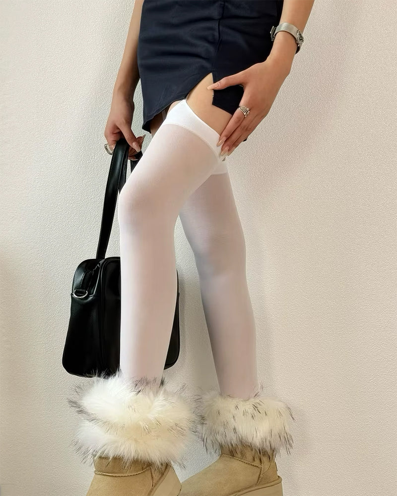 aesthetic suspender tights boogzel clothing