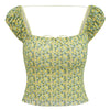 amalfi lemon cropped top boogzel clothing
