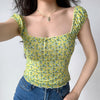 amalfi lemon cropped top boogzel clothing