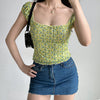 amalfi lemon cropped top boogzel clothing