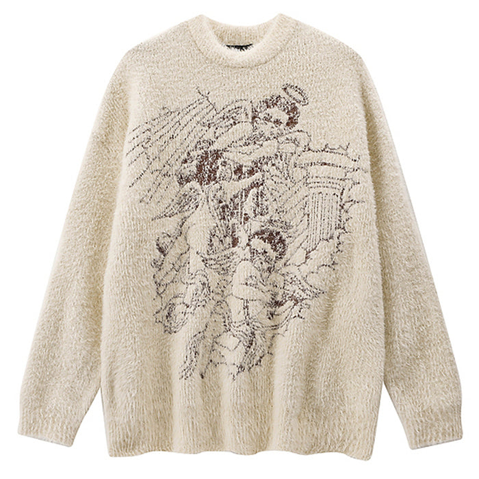 angels oversized sweater boogzel clothing