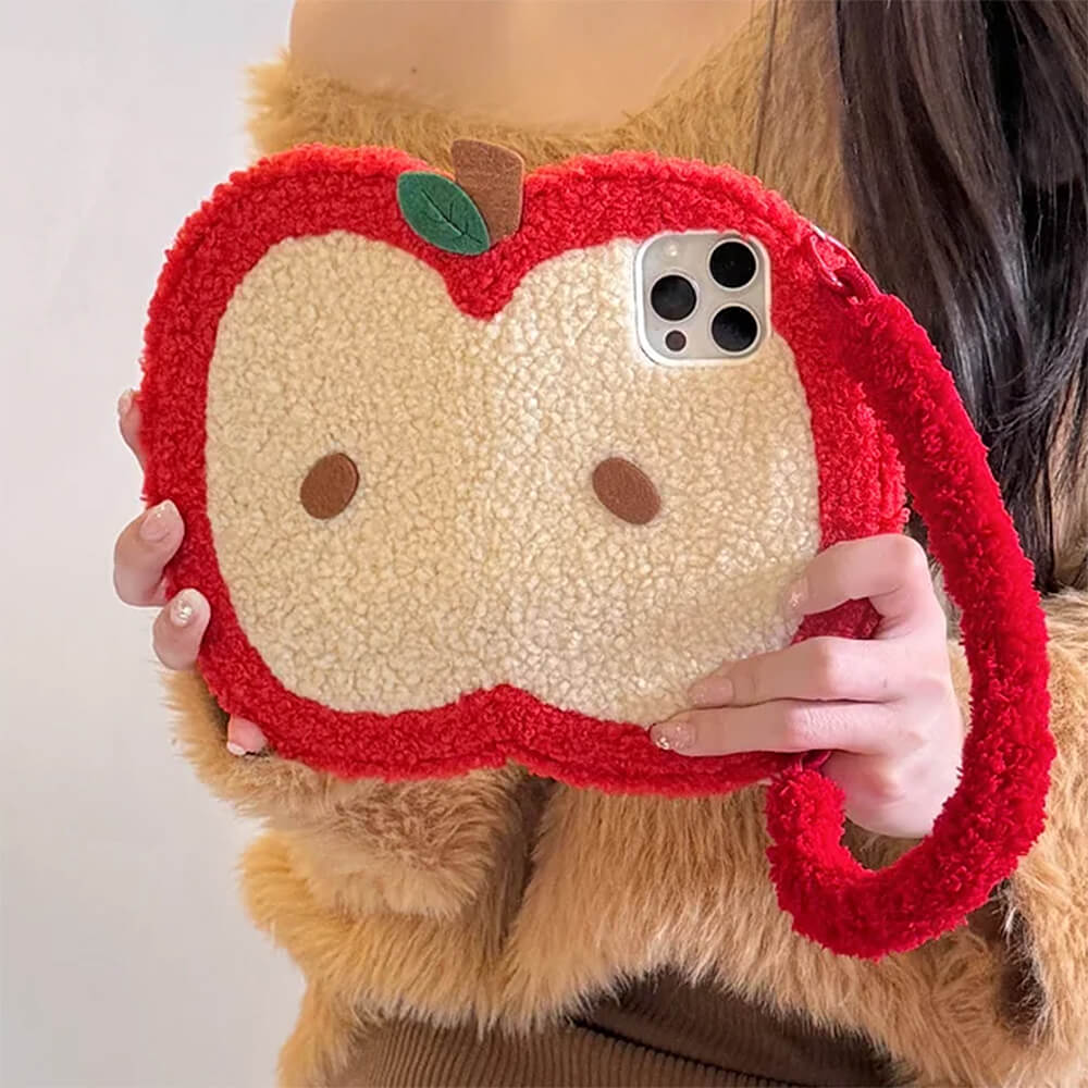 apple plush iphone case boogzel clothing