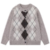 argyle button up cardigan boogzel clothing