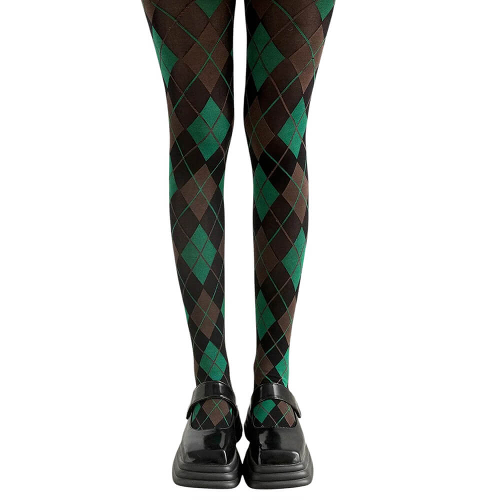 argyle pattern tights boogzel clothing