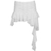 asymmetrical white lace skirt boogzel clothing