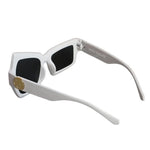 asymmetric white sunglasses boogzel clothing