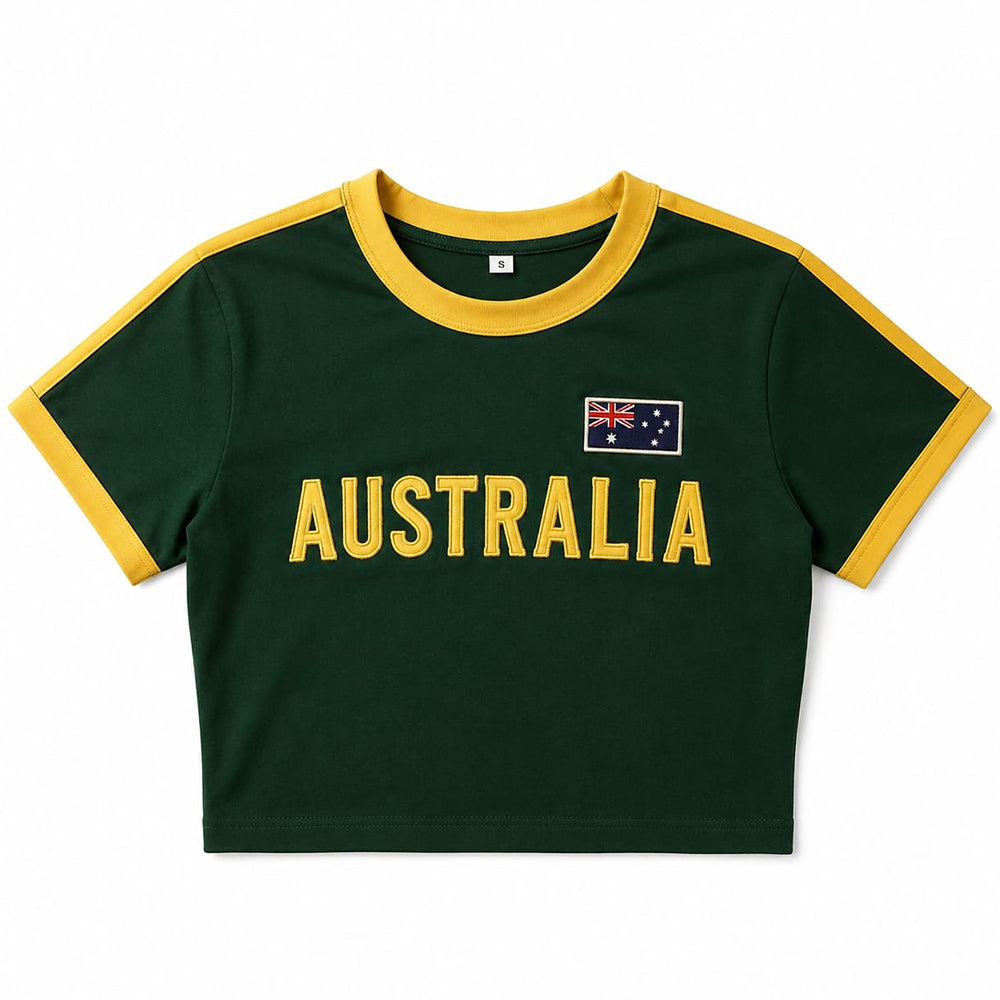australia flag y2k crop top boogzel clothing
