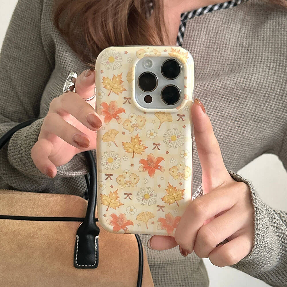 autumn leaves iphone case boogzel clothing