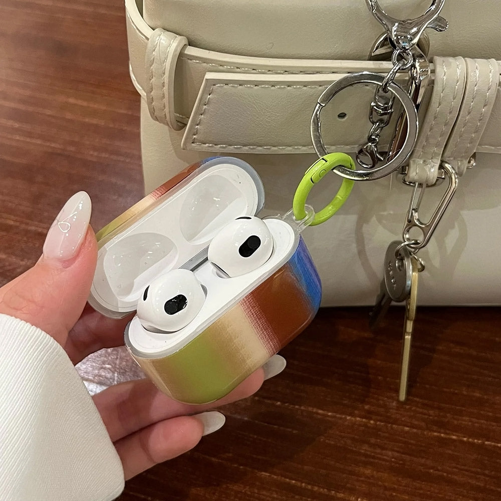 autumn striped airpods case boogzel clothing