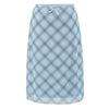 baby blue plaid midi skirt boogzel clothing