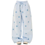 baby blue star pants boogzel clothing