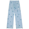 baby blue star pants boogzel clothing