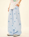 baby blue star pants boogzel clothing