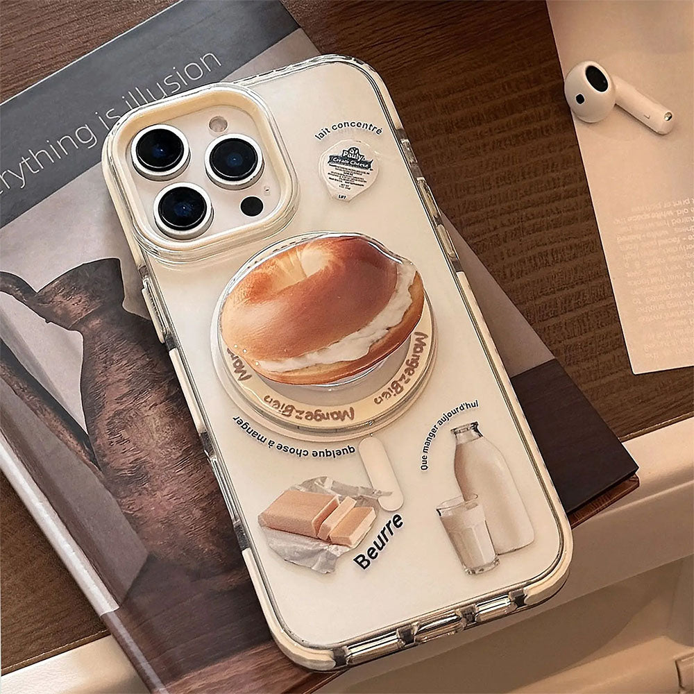 bagel aesthetic iphone case boogzel clothing