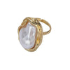 baroque aesthetic pearl ring boogzel clothing