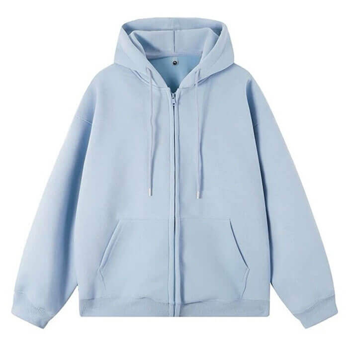 basic oversized zip up hoodie boogzel clothing