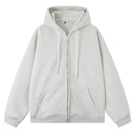 basic oversized zip up hoodie boogzel clothing