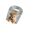 bear chunky ring boogzel clothing