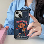 bear embroidery iphone case boogzel clothing
