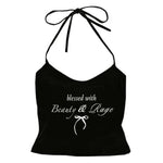 beauty and rage y2k halter top boogzel clothing