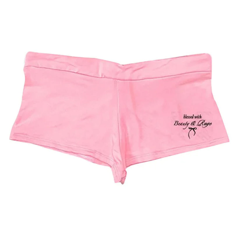 y2k pink micro shorts boogzel clothing