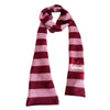 berry milkshake stripe scarf boogzel clothing