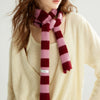 berry milkshake stripe scarf boogzel clothing