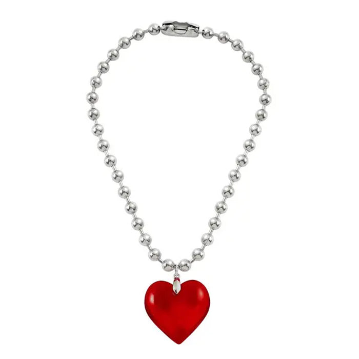 big heart pendant necklace boogzel clothing
