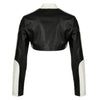 leather cropped jacket boogzel clothing