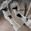 Black Cat Split Toe Tabi Socks - Aesthetic Socks - Split Toe Socks - Boogzel Clothing