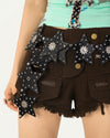 black star studded boho belt boogzel clothing