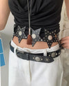 black star studded boho belt boogzel clothing