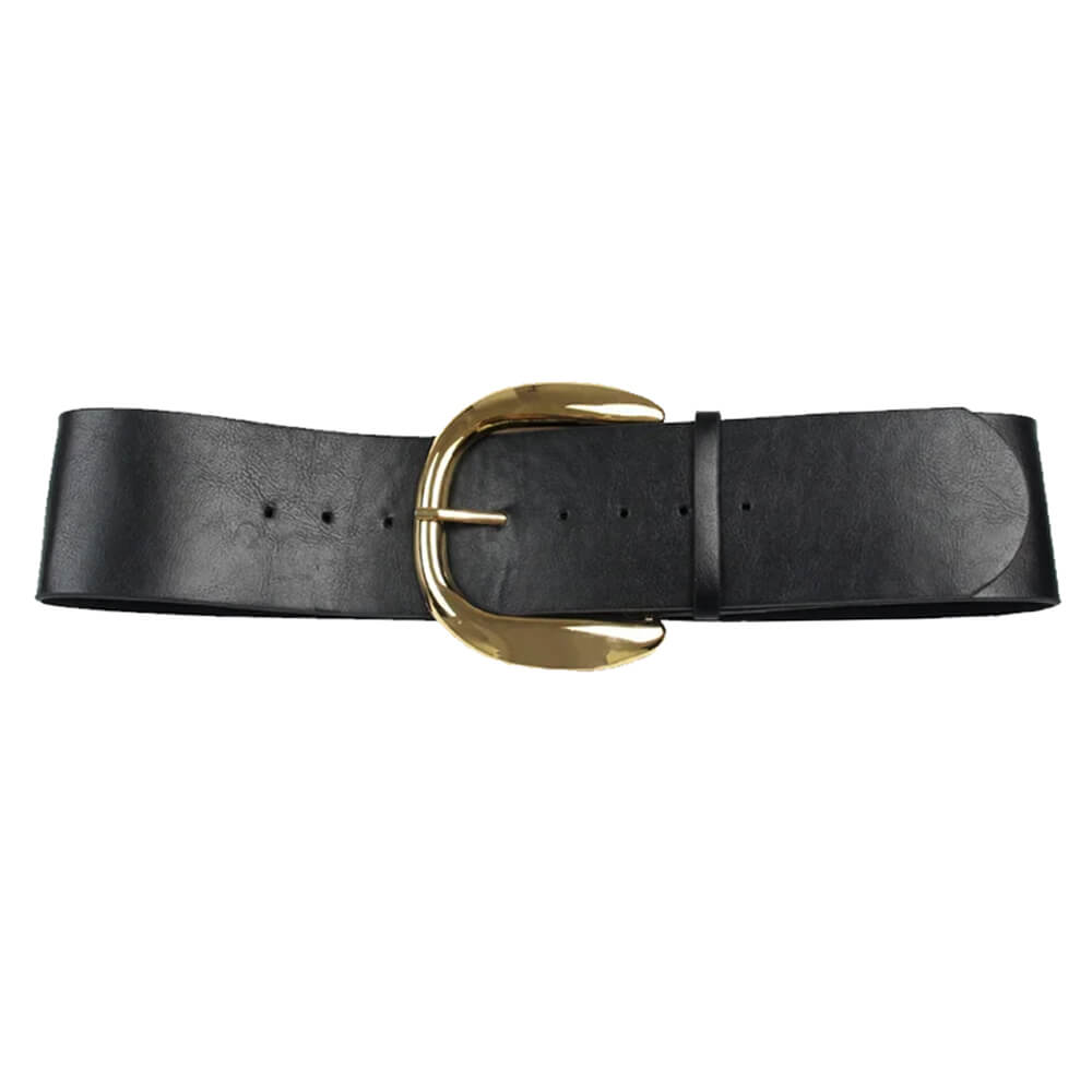 black statement belt boogzel clothing