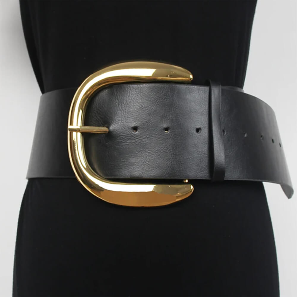 black statement belt boogzel clothing