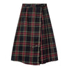 black and red plaid midi skirt boogzel clothing